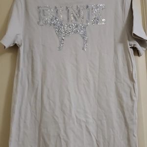 Pink Campus Short Sleeve Bling Tee